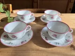 ジノリ アンティコアンティークローズ カップアンドソーサー×4 - メルカリ