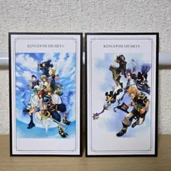 キングダムハーツ　グッズコレクション　ノベルティ　ポストカード2枚/ロフト