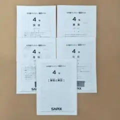 2026年最新】サピックス マンスリー 4年の人気アイテム - メルカリ