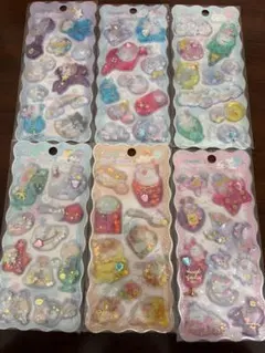 カラーウォーターシール ６枚セット 海外限定