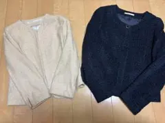 ノーカラージャケット　２枚セット　セール