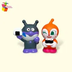 アンパンマン （バイキンマン、ドキンちゃん）指人形　ソフビ