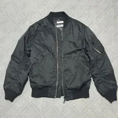 BEAUTY&YOUTH ブラック MA-1ジャケット 短丈