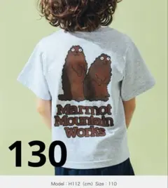 Marmot Mountain Works キッズ　Tシャツ 130cm グレー