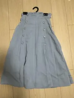 グレー ロングスカート