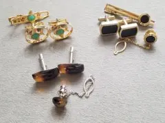 ネクタイピン　カフスボタン　まとめ売り　昭和レトロ