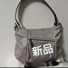 最終お値下げ　新品　ラシット　2wayバッグ　ベージュ系のサムネイル