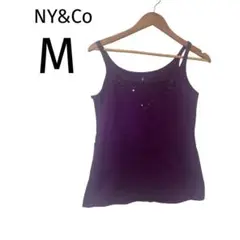 NY&Co スパンコールキャミ パープル [M] レディース