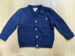 【Ralph Lauren】ネイビー カーディガン　24M