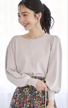 La boutique BonBon ラメペプラム前後2 WAYカーディガン - メルカリ