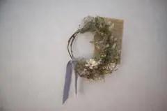 灯台守の植物園 ～herbier de brume～ドライフラワー リース - メルカリ
