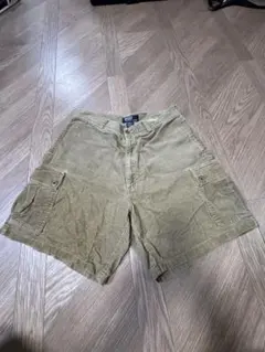 Ralph Lauren カーゴショートパンツ34インチ カーキコーデュロイ