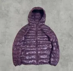 old uniqlo 00s down jacket y2k 短丈 赤紫