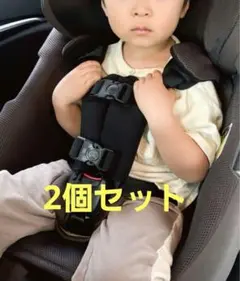 2個セット 抜け出し防止ベルト 3COINS チャイルドシート スリコ
