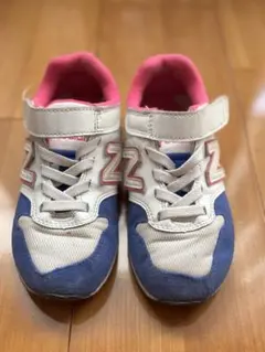New Balance 996 スニーカー ホワイト/ブルー/ピンク 18cm