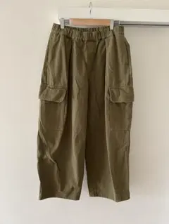 サマンサモスモス　カーゴパンツ　カーキ　綿100%