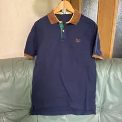 FILA GOLF ヴィンテージポロシャツ ネイビー マルチカラー Lのサムネイル