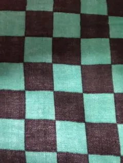 No.627 ダブルガーゼ　生地　鬼滅の刃　炭治郎　布　はぎれ