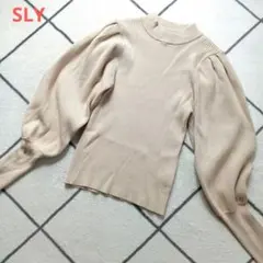 SLY リブバルーンスリーブ ニット