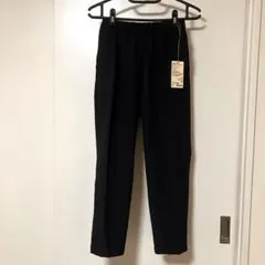 無印良品　風を通す ストレッチサッカー　テーパード パンツ　ダークネイビー　Mのサムネイル