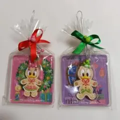 東京ディズニーリゾート 2012 クリスマス マグネット 2種セット新品 미개봉