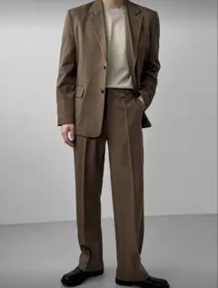 ブラウン セットアップスーツ