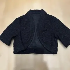 半袖 ボレロ ブラックのサムネイル