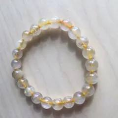 ルチルクォーツ　ブレスレット4　9mm