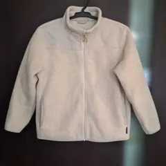 UNIQLO フリースジャケット 7-8歳 ベージュ　120サイズ