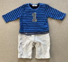 ストライプロンパース サイズ70