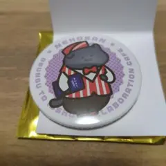 お文具といっしょ　猫さんコラボカフェ缶バッジ