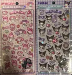 ボンボンドロップシール サンリオ マイメロ クロミ 2個セット 正規品