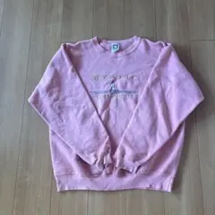 COTTON DELUXE クルーネック スウェット ピンク XLのサムネイル