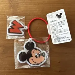 ミッキー &フレンズ レトロイニシャルヘアアクセサリー ヘアゴム ディズニー