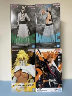 BLEACH フィギュア セット 一護 グリムジョー ウルキオラ ハリベル