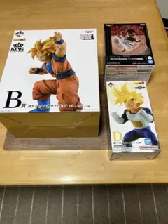 KING CLUSTAR 超サイヤ人 B賞孫悟空D賞孫悟飯他フィギュア3点セット