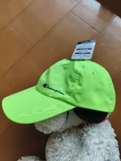 Champion キャップ ネオンイエロー 吸汗速乾のサムネイル