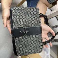 美品 COACH コーチ ワンショルダー シグネチャー ソーホー レザー