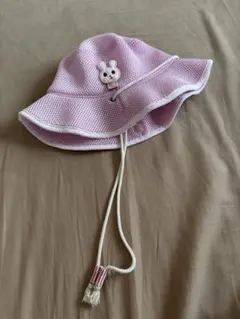 ミキハウス　HOT BISCUITS メッシュハット 52 ピンク