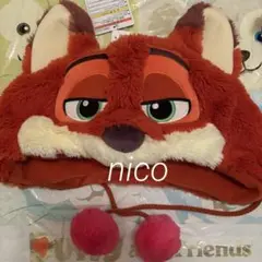 ディズニー　ズートピア　ニック　ファンキャップ