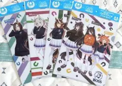 ウマ娘×BOSSコラボ　クリアファイル　4種類セット　サイレンススズカのサムネイル