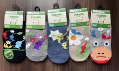 ピクミン 子供靴下 5足セット 13-18cmと15-20cm