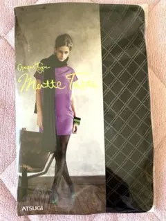 新品未開封　ATSUGI　Relish　柄ストッキング　柄タイツ　2点セット