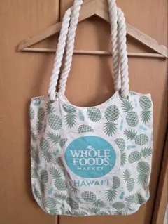Whole Foods Market パイナップル柄エコバッグ