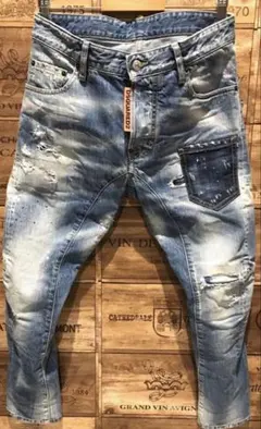 DSQUARED2 ディースクエアード デニム ディースク タイディ バイカー