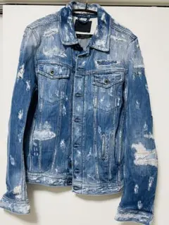 DIESEL ダメージデニムジャケット ジージャン