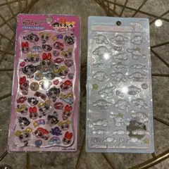 ボンボンドロップシール シナモロール　パワーパフガールズ