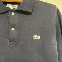 LACOSTE ラコステ ポロシャツ ネイビー ワンポイント刺繍のサムネイル