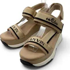 LANVIN ランバンオンブルー 厚底 サンダル ベージュM 23.5cmのサムネイル