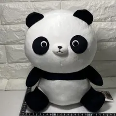 休日のわるものさん　パンダぬいぐるみBIG［28㎝］